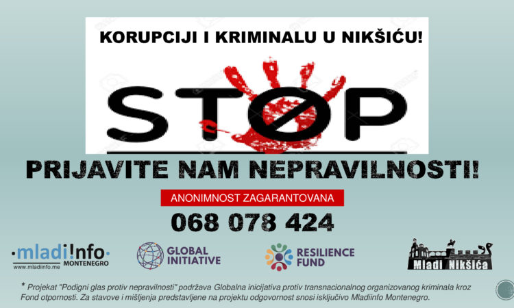 Report corruption in Nikšić